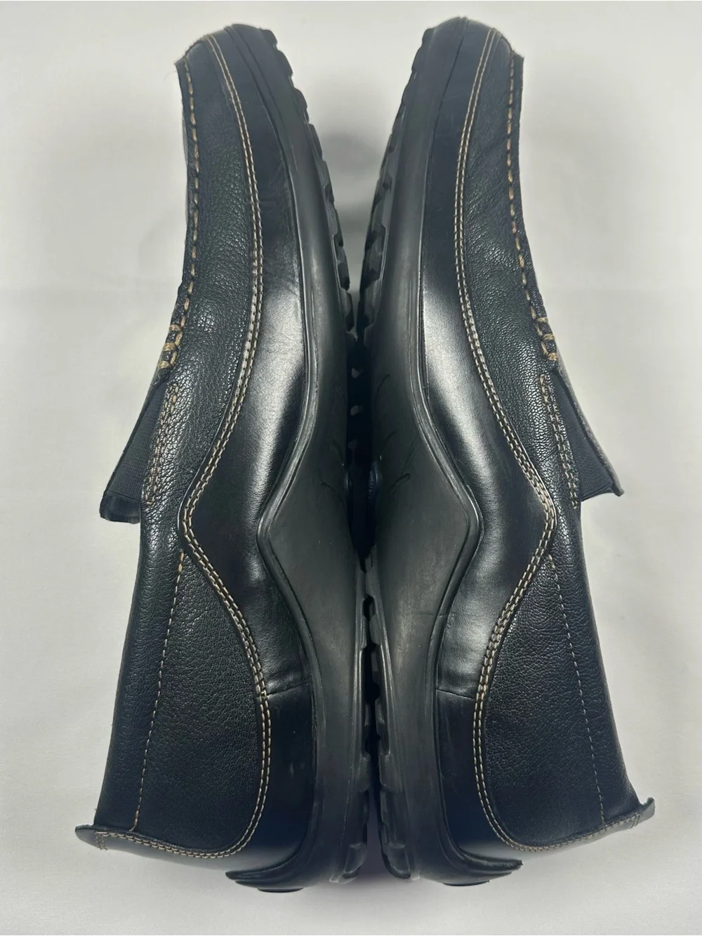 Men’s Cole Haan Black Pebbled Leather Slip-On Loafers Size 14 Casual Soft Insole